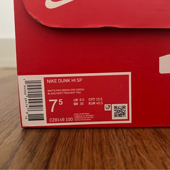 Brand New Nike Dunk High SP Spartan Green - Picture 7 of 9